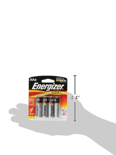 Energizer MAX AA Batteries, Designed to Prevent Damaging Leaks (8-Count) 