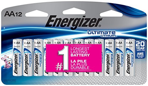 Energizer Ultimate Lithium AA Batteries, 12 Count 