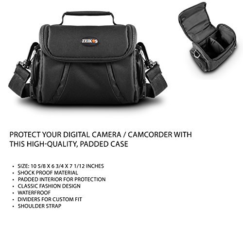 Essential Accessories Kit For Canon Powershot SX400 IS, SX410 IS, SX420 IS Digital Camera Includes Replacement (900maH) NB-11L Battery + AC/DC Charger + Case + 50" Tripod + Screen Protectors + More