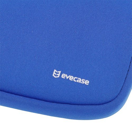 Evecase Ultra-Portable Neoprene Zipper Carrying Case with Accessory Pocket for 7 - 8 -Inch Tablet - Blue / Green