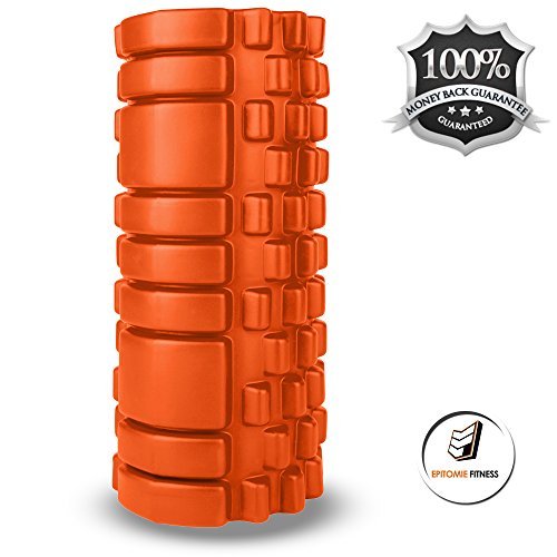 Extreme Muscle Foam Roller ✠ High Density Grid Provides Deep Massage For Tight Muscles - For Pilates, Exercising, Yoga, Running, Physical Therapy & Sports