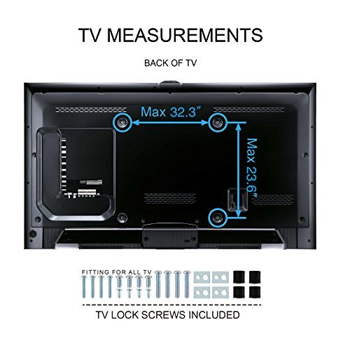 FITUEYES Universal TV Stand with Swivel mount Height Adjustable for 60inch to 80 inch TV FTT107003GB