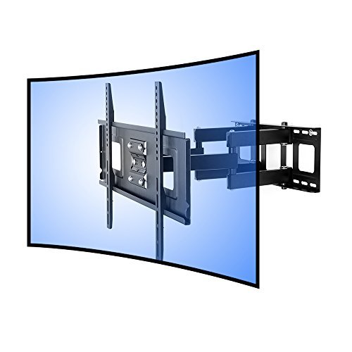 FLEXIMOUNTS CR1 Curved Panel TV Wall Mount Bracket for 32"-65" UHD OLED 4k Samsung LG Vizio etc TVs