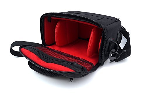 FOSOTO Waterproof Anti-shock Camera Case Bag for Canon Powershot SX540 SX530 SX60 SX420 HS,Nikon Coolpix L340 B500 L330 L840 L830 L620 P550 P610,Panasonic LUMIX,Sony a6000 Digital Camera