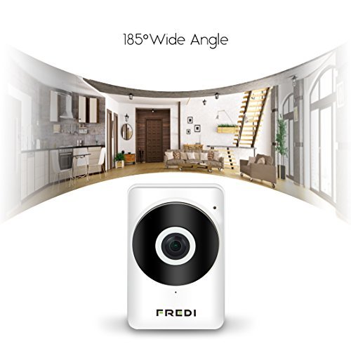 FREDI Baby Monitor Wireless WIFI IP Surveillance Camera 720P HD Security Camera With Two-Way Talking,Infrared Night Vision,P2P Wps Ir-Cut Nanny Camera Motion Detection Loop recording(Without SD Card) 