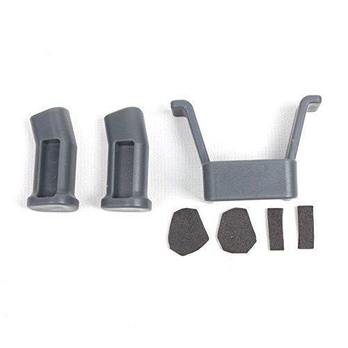 FSLabs DJI Mavic Pro / Platinum Landing Gear Leg Height Extender Kit Riser Set Stabilizers with Protection Pad (Grey)