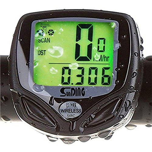 Fanmis Wireless Waterproof Backlight LCD Bike Computer Bicycle Speedometer Odometer With Multi Function