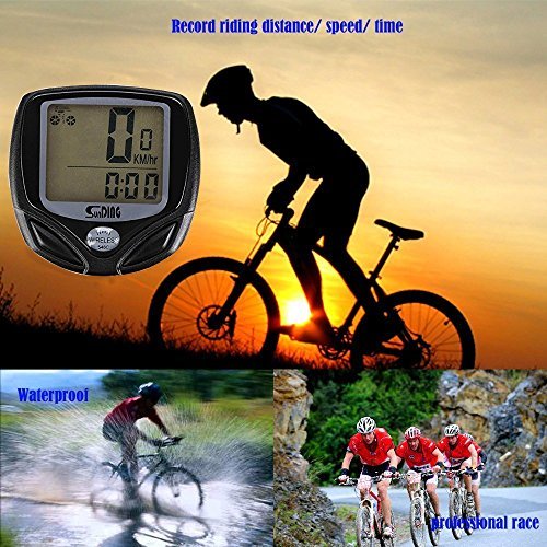 Fanmis Wireless Waterproof Backlight LCD Bike Computer Bicycle Speedometer Odometer With Multi Function