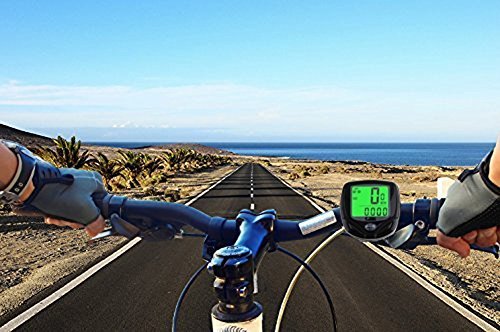 Fanmis Wireless Waterproof Backlight LCD Bike Computer Bicycle Speedometer Odometer With Multi Function