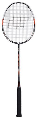 FiberFlash 7 Badminton Racket Set by RiteTrak Sports, 2 Carbon Fiber Shaft Racquets, 3 Shuttlecocks plus Fabric Carrying Bag All Included - Choose Your Favorite Colors