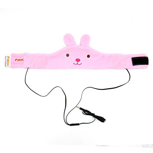 Firik Kids Soft Fleece Adjustable Headband Headphones - Little Bunny