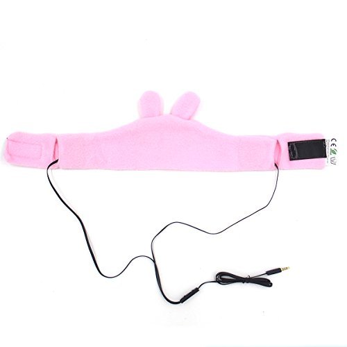 Firik Kids Soft Fleece Adjustable Headband Headphones - Little Bunny