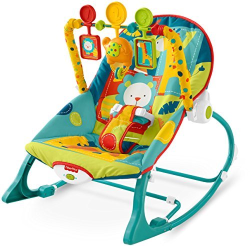 Fisher-Price Infant to Toddler Rocker, Dark Safari 