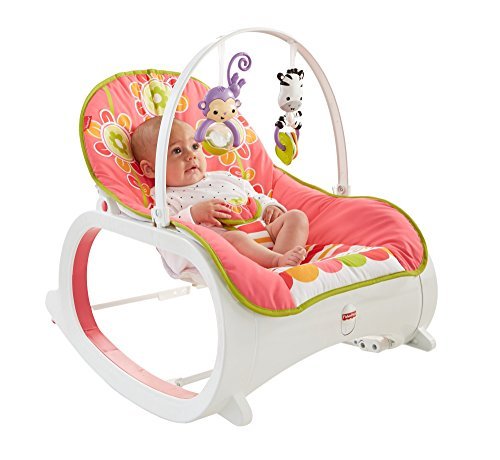 Fisher-Price Infant-to-Toddler Rocker, Floral Confetti 