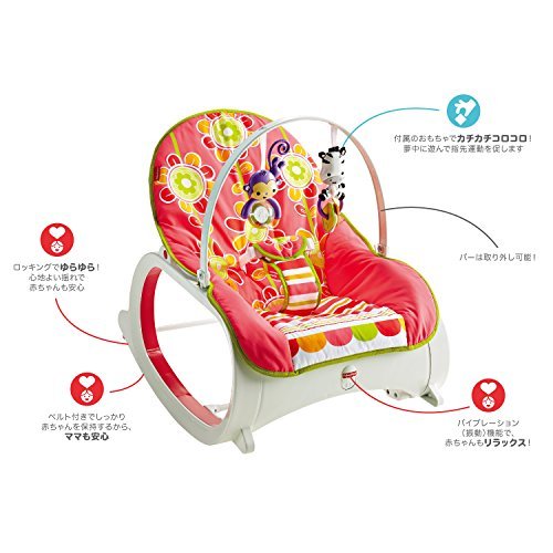 Fisher-Price Infant-to-Toddler Rocker, Floral Confetti 