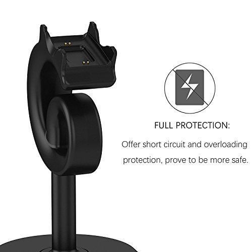 Fitbit Charge 2 Charger, XIEMIN Portable Anti-Slip Quick Charging Stand Dock Cradle Holder for Fitbit Charge 2 (Charger Stand)