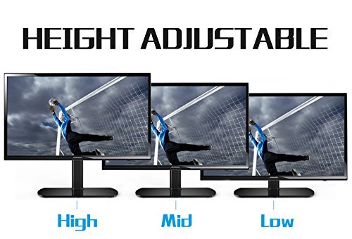 Fitueyes Universal TV Stand Base Swivel Tabletop TV Stand with mount for 32 inch to 50 inch Flat screen Tvs/xbox One/tv Component /Vizio Tv (TT104501GB)