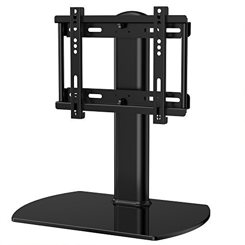 Fitueyes Universal TV Stand /Base Swivel Tabletop TV Stand with mount for up to 37 inch Flat screen Tvs/xbox One/tv Component /Vizio Tv (TT104001GB)