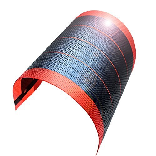 Flexible Thin Film Solar Panel Module DIY 1W 6V Panel Rechargeable Battery (red)