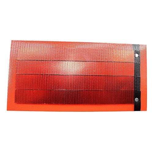 Flexible Thin Film Solar Panel Module DIY 1W 6V Panel Rechargeable Battery (red)