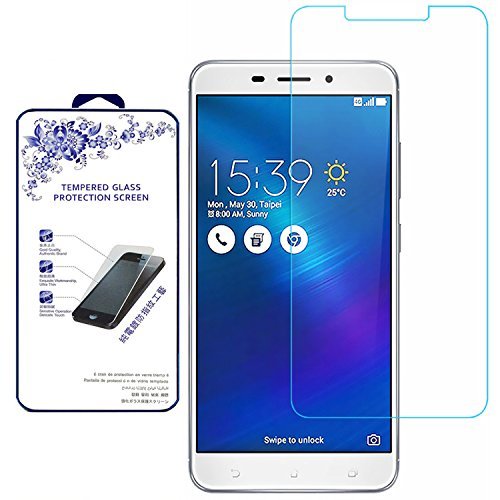 For Asus ZenFone 3 Laser 5.5 ZC551KL HD Tempered Glass Screen Protector Film by Nacodex 9H Glass (For Asus ZenFone 3 Laser 5.5 ZC551KL)