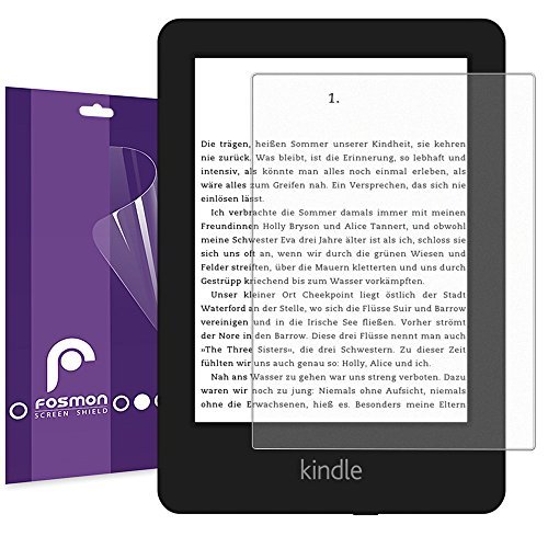 Fosmon Anti-Glare (Matte) Screen Protector Shield for Amazon Kindle Paperwhite / Kindle 3/ Kindle 4 / Kindle Touch - 3 Pack