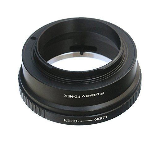 Fotasy Canon FD Lens to Sony E-Mount NEX Camera NEX-5R NEX-5T NEX-6 NEX-7 a6500 a6300 a6000 a5100 a5000 a3500 a3000 NEX-VG30 NEX-VG900 NEX-FS100 NEX-FS700 NEX-EA50 PXW-FS7 Adapter
