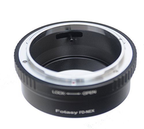 Fotasy Canon FD Lens to Sony E-Mount NEX Camera NEX-5R NEX-5T NEX-6 NEX-7 a6500 a6300 a6000 a5100 a5000 a3500 a3000 NEX-VG30 NEX-VG900 NEX-FS100 NEX-FS700 NEX-EA50 PXW-FS7 Adapter