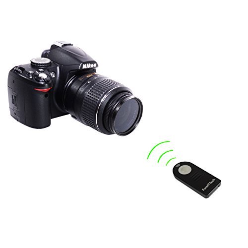 Foto&Tech FTML-L3 Wireless Remote-Nikon D7500 D750 D3400 D3300 D3200 D5500 D5300 D5200 D5100 D5000 D7200 D7100 D7000 D610 D600 D60 D70 D80 D90/COOLPIX P900 P7800 P7700 P7100 A/Nikon 1 J1 J2/1 V1 V2 V3