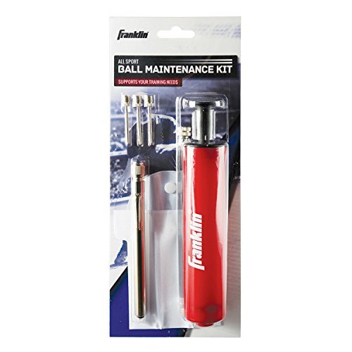 Franklin Sports Ball Maintenance Kit: Pump, Needles & Pressure Gauge