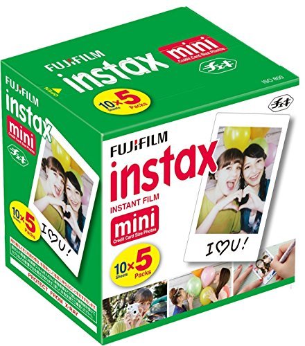 Fuji 96090 Instax Mini Instant Film, 10 Sheet, 5 Piece