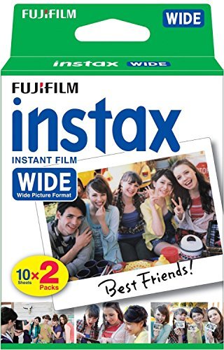 Fujifilm INSTAX Wide 300 Camera and 2 x Instax Wide Film Twin Pack - 40 Sheets