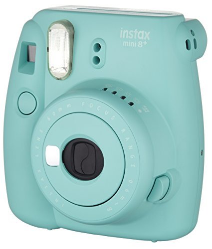 Fujifilm Instax Mini 8+ (Mint) Instant Film Camera + Self Shot Mirror for Selfie Use - International Version (No Warranty)