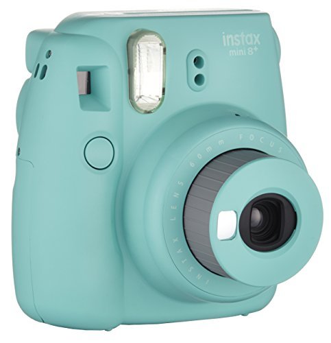 Fujifilm Instax Mini 8+ (Mint) Instant Film Camera + Self Shot Mirror for Selfie Use - International Version (No Warranty)