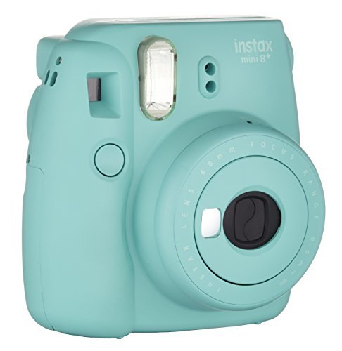 Fujifilm Instax Mini 8+ (Mint) Instant Film Camera + Self Shot Mirror for Selfie Use - International Version (No Warranty)