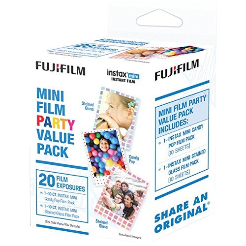 Fujifilm Instax Mini Film Party Value Pack - 20 Exposures