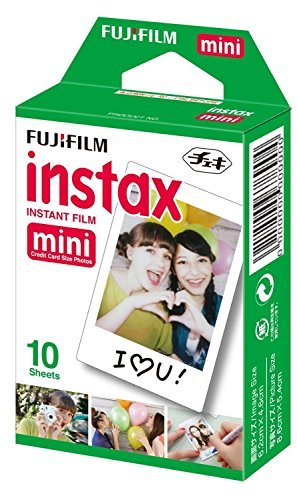 Fujifilm Instax Mini Instant Film 17 SET , Sky Blue , Black , Single , Monochrome , Candy pop , Stained Glass , Shiny Star , Rainbow , Comic , Airmail , Stripe , 6 Character + Sticker