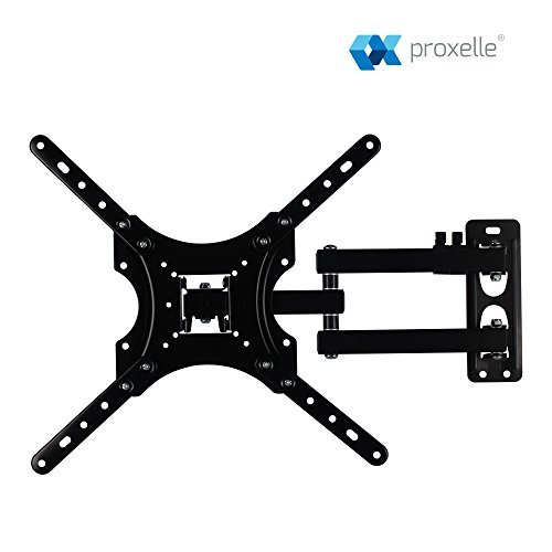 Full Motion Articulating TV Wall Mount, Tilt -5°/15°, Swivel up to 180° Fits LED/LCD/Plasma Flat Screen TV's.