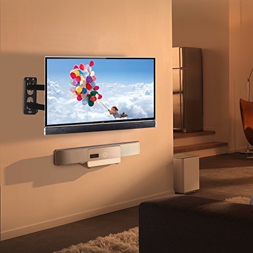 Full Motion Articulating TV Wall Mount, Tilt -5°/15°, Swivel up to 180° Fits LED/LCD/Plasma Flat Screen TV's.