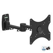 Full Motion Tilt Swivel Articulating TV Wall Mount Bracket With Removable Face Plate for EZ On-Off Installations Prefect for Trailers, RV's Campers, Fit's most 23-42" inch LED LCD Plasma TV