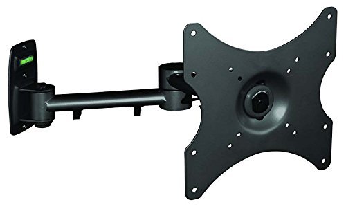 Full Motion Tilt Swivel Articulating TV Wall Mount Bracket With Removable Face Plate for EZ On-Off Installations Prefect for Trailers, RV's Campers, Fit's most 23-42" inch LED LCD Plasma TV