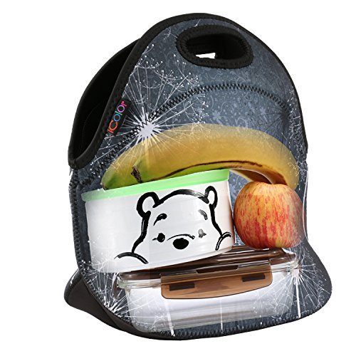 Funny Dog Soft Insulated Lunch box Food Bag Neoprene Gourmet Handbag lunchbox Cooler warm Pouch Tote bag For School work LB-054