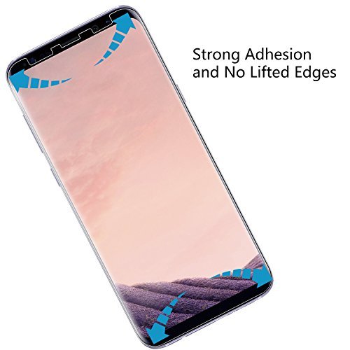 Galaxy S8 Plus Screen Protector, [2-Pack][Full Coverage] PLESON [Case Friendly][Bubble-Free][Anti-Scratch][No Lifted Edges] Wet Applied HD Clear Film Screen Protector for Samsung Galaxy S8 Plus / S8+