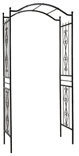 Gardman R355 Charleston Arch, Black, 3' 7\" Wide x 7' 7\" High
