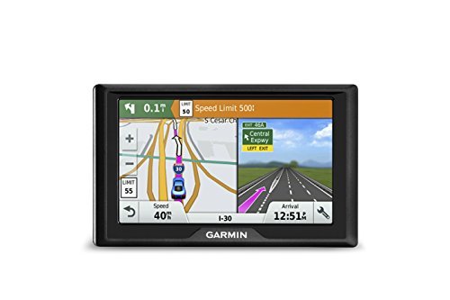 Garmin Drive 50 USA + CAN GPS Navigator System with Spoken Turn-By-Turn Directions, Direct Access, Driver Alerts, and Foursquare Data