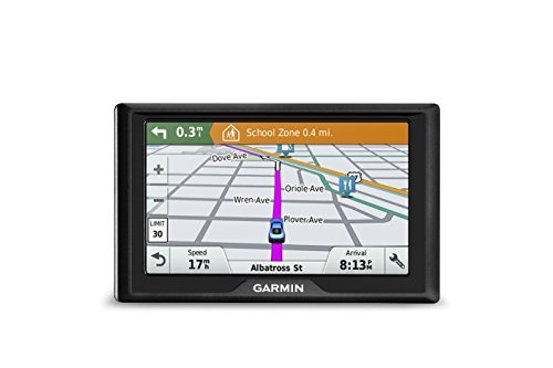 Garmin Drive 50 USA + CAN GPS Navigator System with Spoken Turn-By-Turn Directions, Direct Access, Driver Alerts, and Foursquare Data