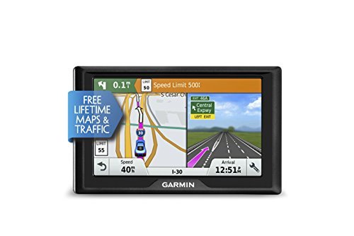 Garmin Drive 50 USA + CAN LMT GPS Navigator System with Lifetime Maps and Traffic, Driver Alerts, Direct Access, and Foursquare data