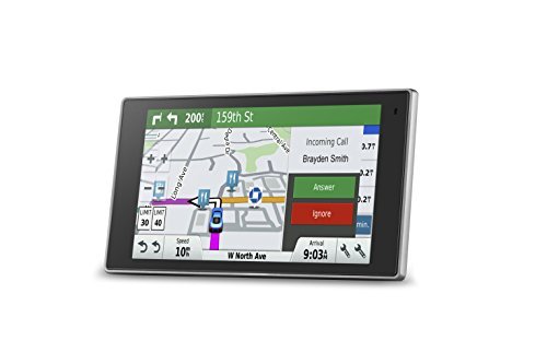 Garmin DriveLuxe 50 NA LMTHD GPS Navigator System with Lifetime Maps and Traffic, Smart Notifications, Voice Activation, Driver Alerts, and a Sleek Metal Design