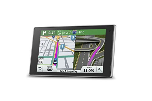 Garmin DriveLuxe 50 NA LMTHD GPS Navigator System with Lifetime Maps and Traffic, Smart Notifications, Voice Activation, Driver Alerts, and a Sleek Metal Design