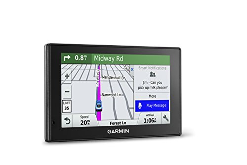 Garmin DriveSmart 50 NA LMT GPS Navigator System with Lifetime Maps and Traffic, Smart Notifications, Voice Activation, and Driver Alerts